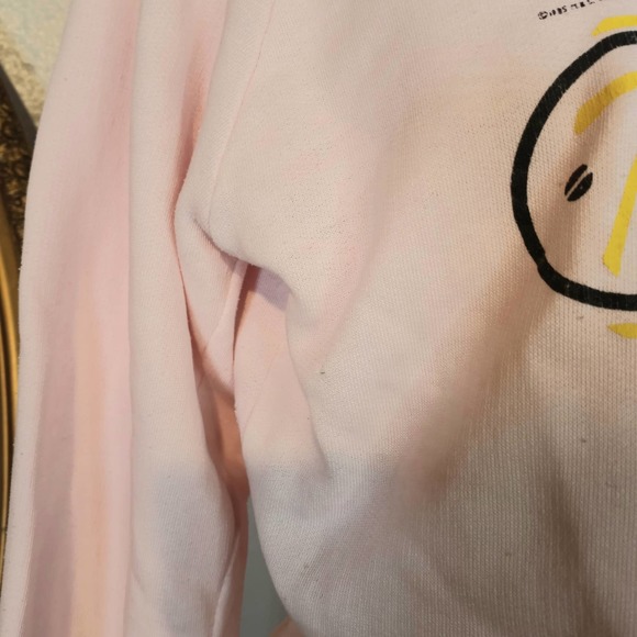 VTG 85 Pink Big Apple NY sweatshirt L - Picture 7 of 9